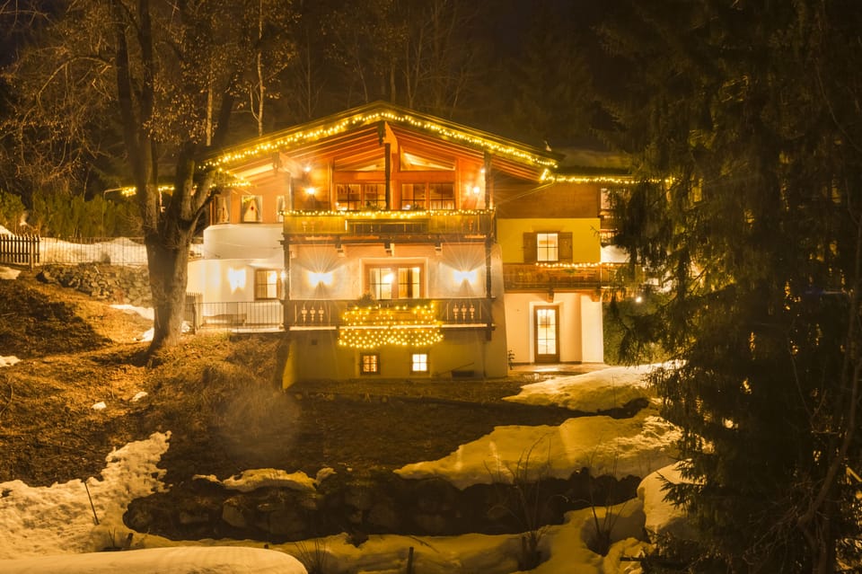 Front of property - evening/night