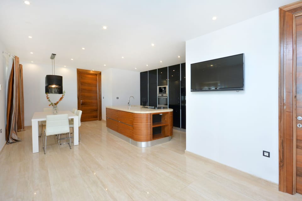 Luxury Villa, Multiple Bedrooms, Terrace, Ocean View | Private kitchen | Fridge, oven, stovetop, dishwasher