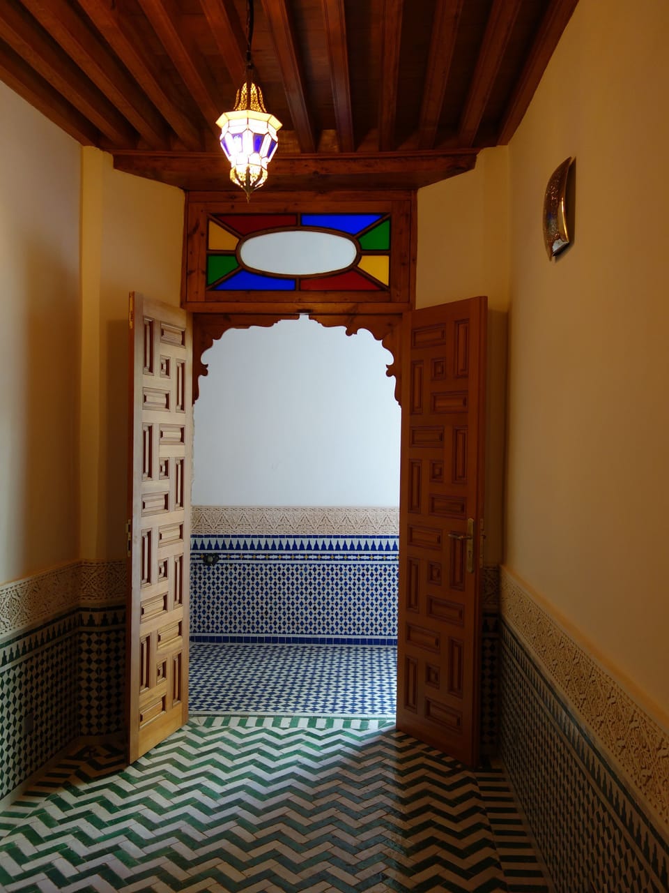 Interior entrance