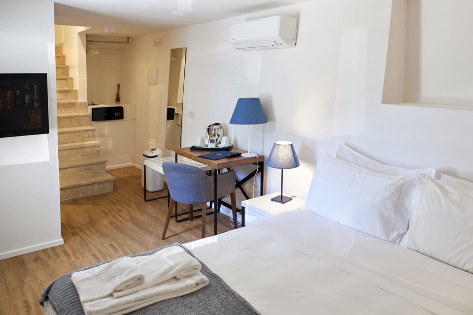 Classic Double Room, Sea View | Premium bedding, down comforters, minibar, in-room safe