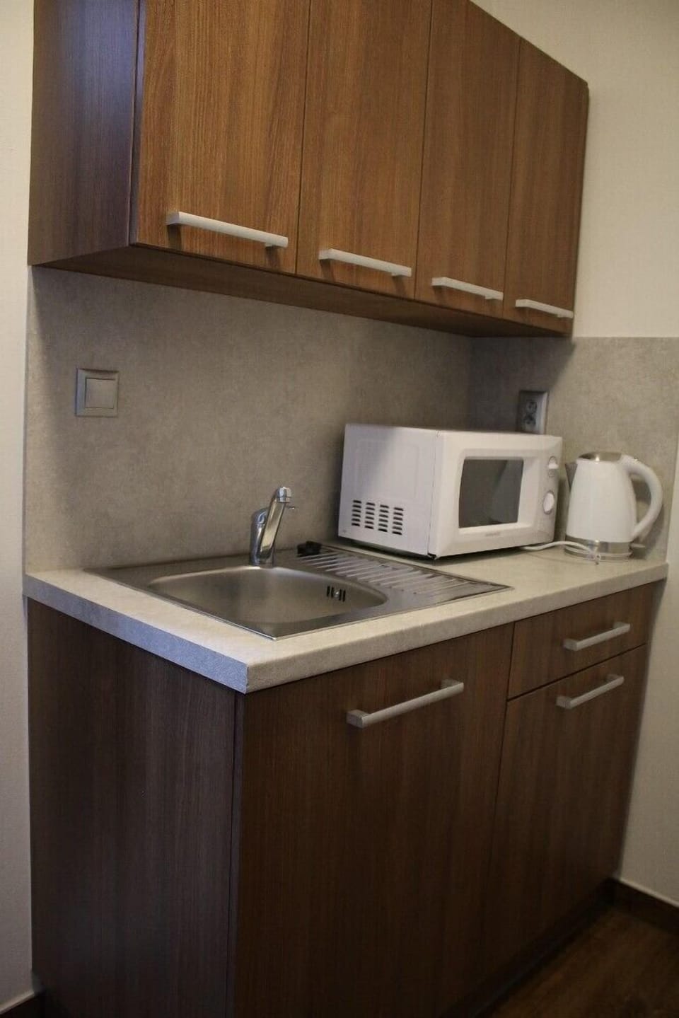 Twin Room (Disability Access) | Private kitchen | Fridge