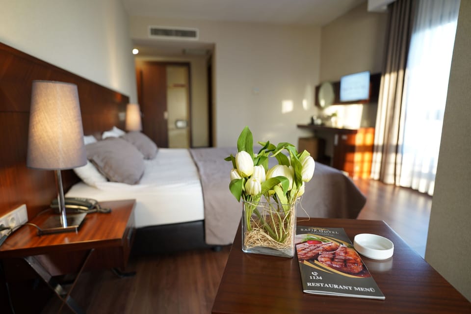 Free minibar items, in-room safe, desk, iron/ironing board
