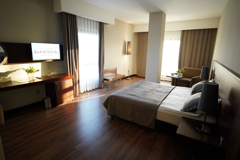 Free minibar items, in-room safe, desk, iron/ironing board