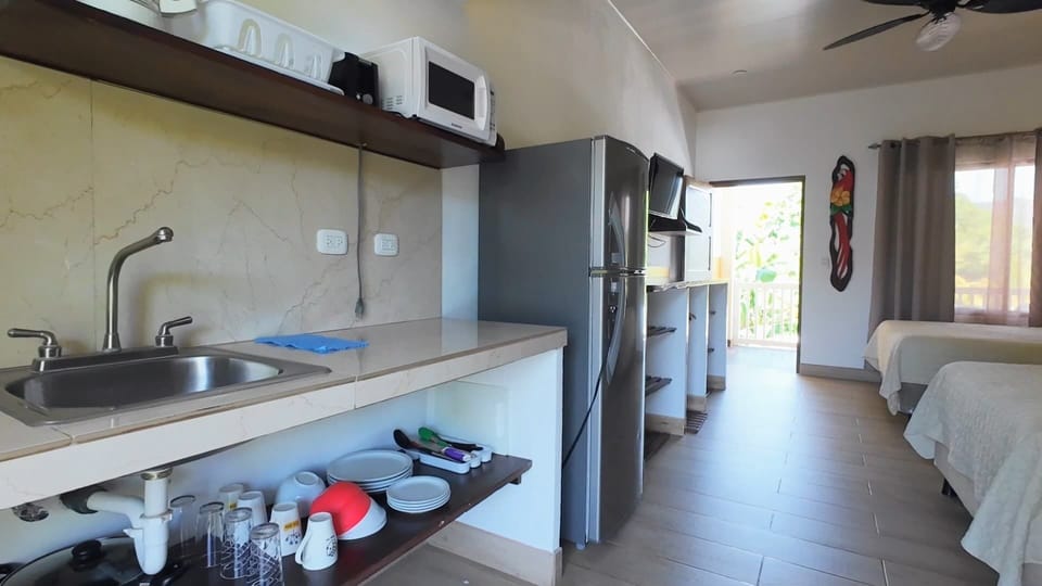 Family Studio Suite, 1 Bedroom | Private kitchen | Fridge, freezer