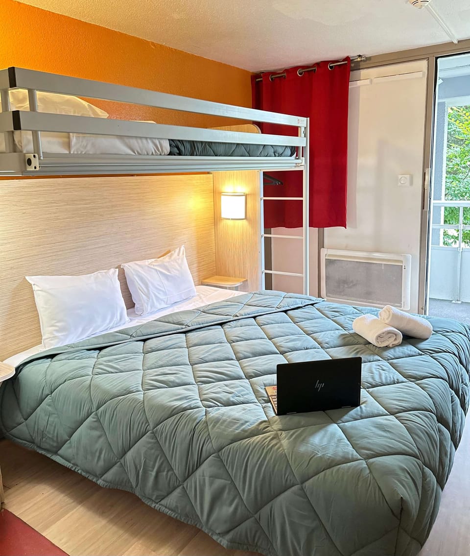 Standard Room, Multiple Beds (1 Double and 1 Single bed) | Desk, free WiFi, bed sheets