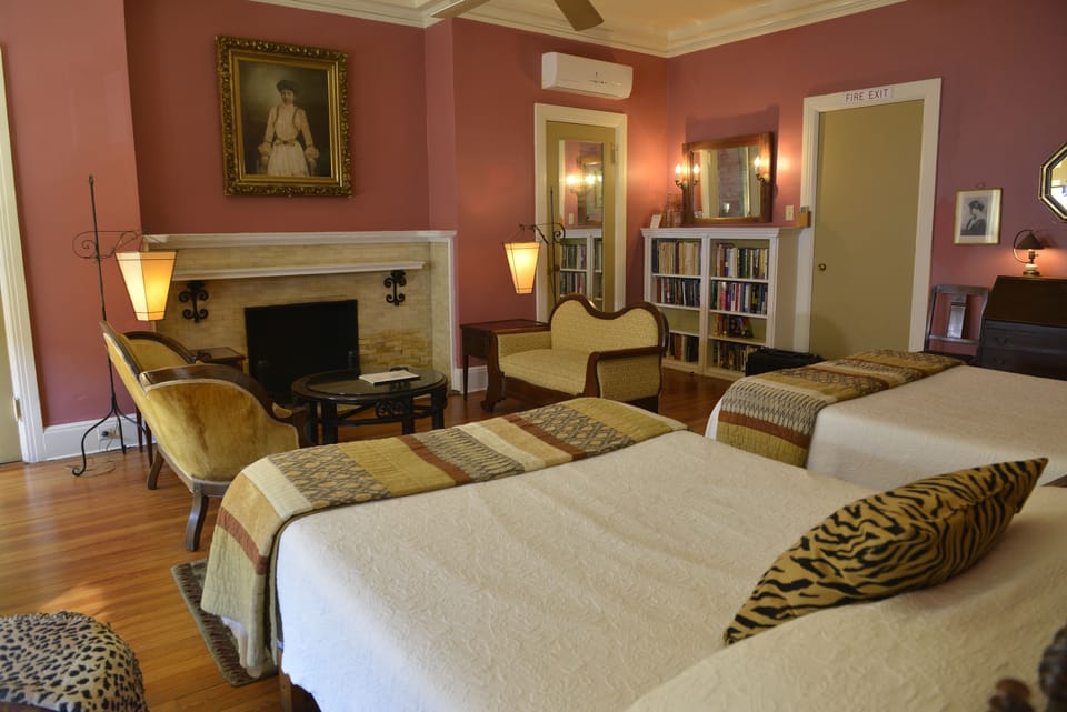 Room, 2 Double Beds, Private Bathroom | Individually decorated, individually furnished, desk, iron/ironing board