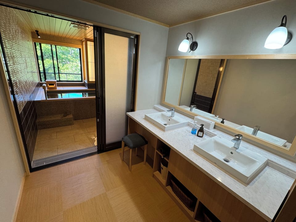 Japanese-style Suite with Semi open-air bath, Non Smoking | In-room safe, WiFi (free), bed sheets
