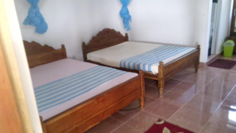 Basic Quadruple Room, 2 Double Beds, Lake View | Premium bedding, desk, iron/ironing board, free WiFi