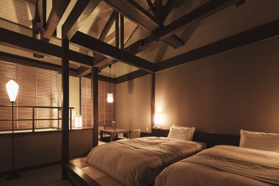 Japanese Style Maisonette Room with Open-air Bath | In-room safe, WiFi (free)
