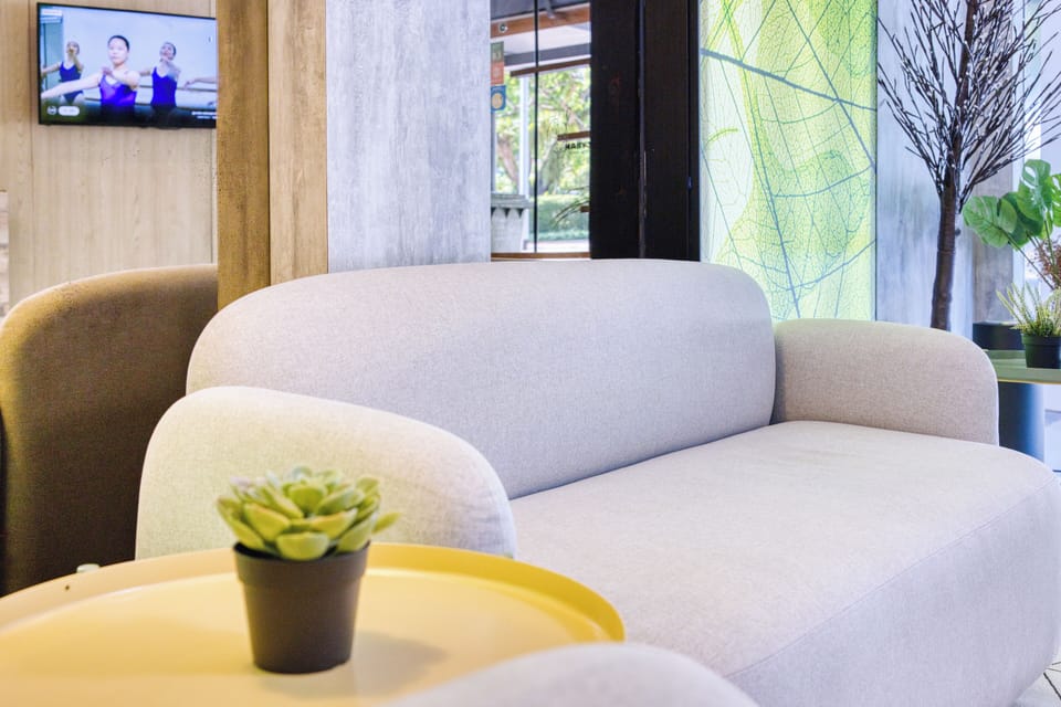 Lobby sitting area
