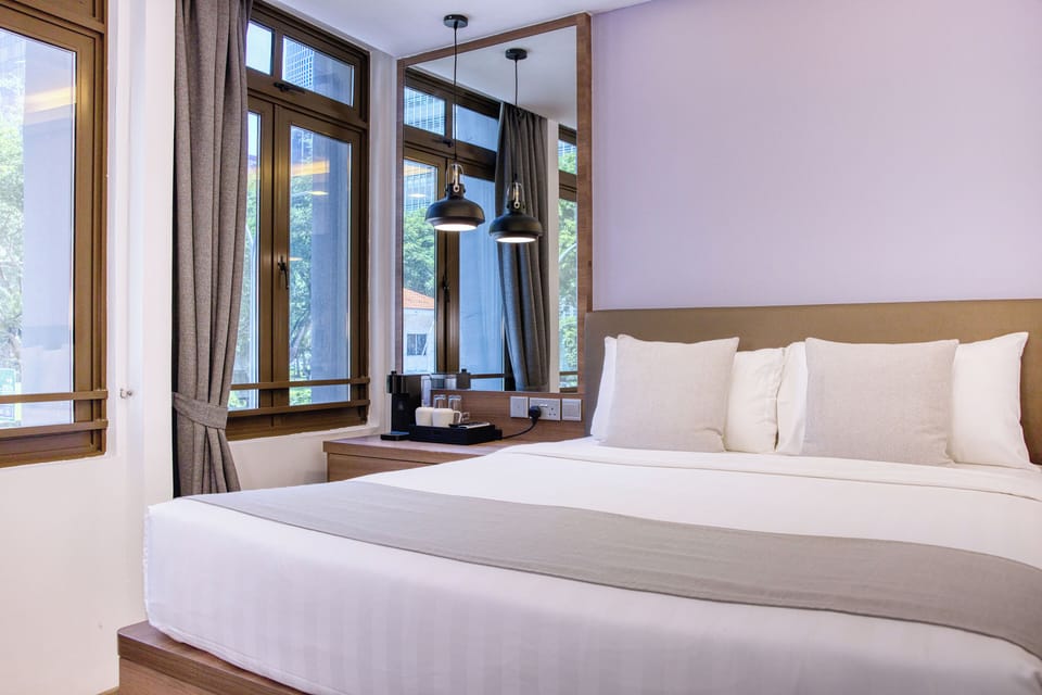 Premier Double Room (City View) | Minibar, in-room safe, desk, iron/ironing board (on request)