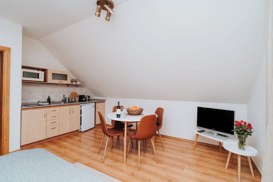 Apartment with Balcony - Dependence building | Desk, iron/ironing board, free WiFi