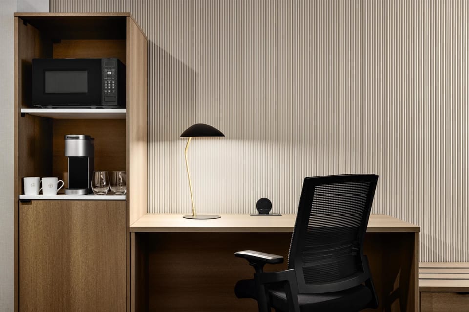 Business Room, 2 Queen Beds, Non Smoking (Larger Room;with Sofabed) | Premium bedding, memory foam beds, in-room safe, desk