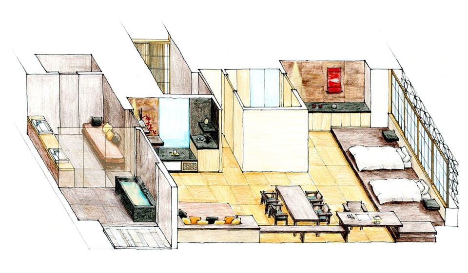 Kiku (Executive Triple) | Minibar, in-room safe, blackout drapes, iron/ironing board