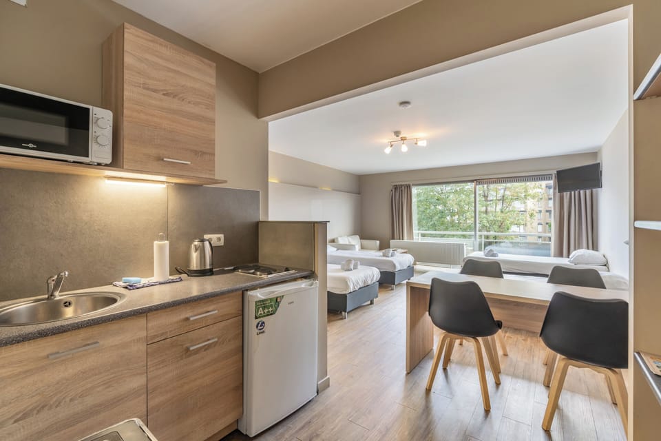 Family Apartment | Desk, cribs/infant beds, rollaway beds, free WiFi