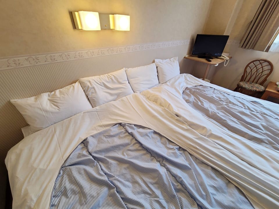 Twin Room, Mountain View, Non Smoking | Desk, bed sheets