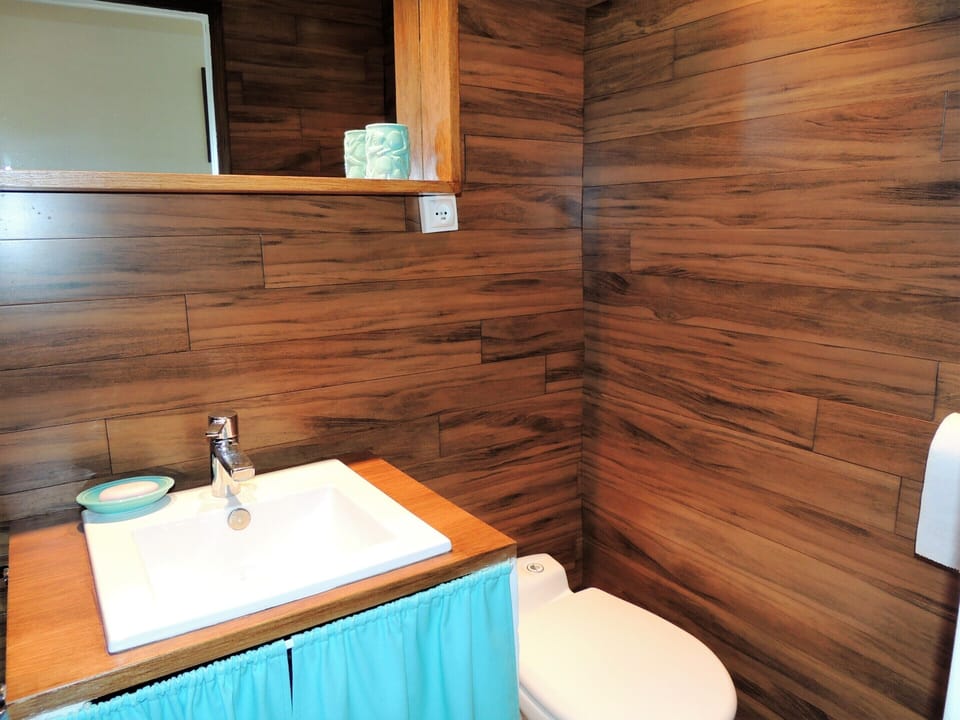 Romantic Double Room, Private Bathroom, Mountain View ( Turquoise) | Bathroom | Shower, free toiletries, hair dryer, towels