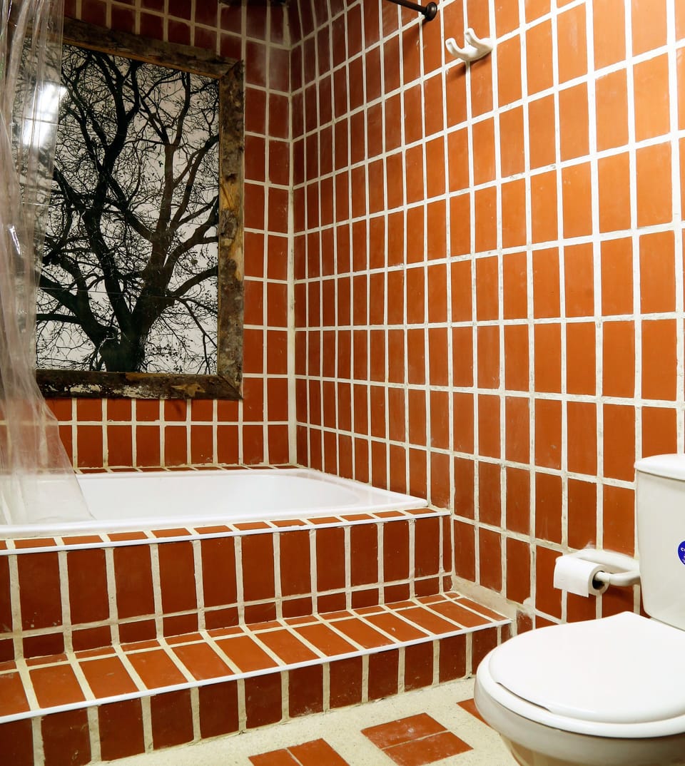 Shower, designer toiletries, hair dryer, bathrobes