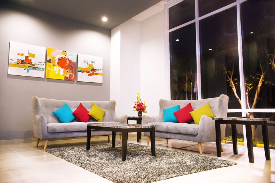 Lobby sitting area