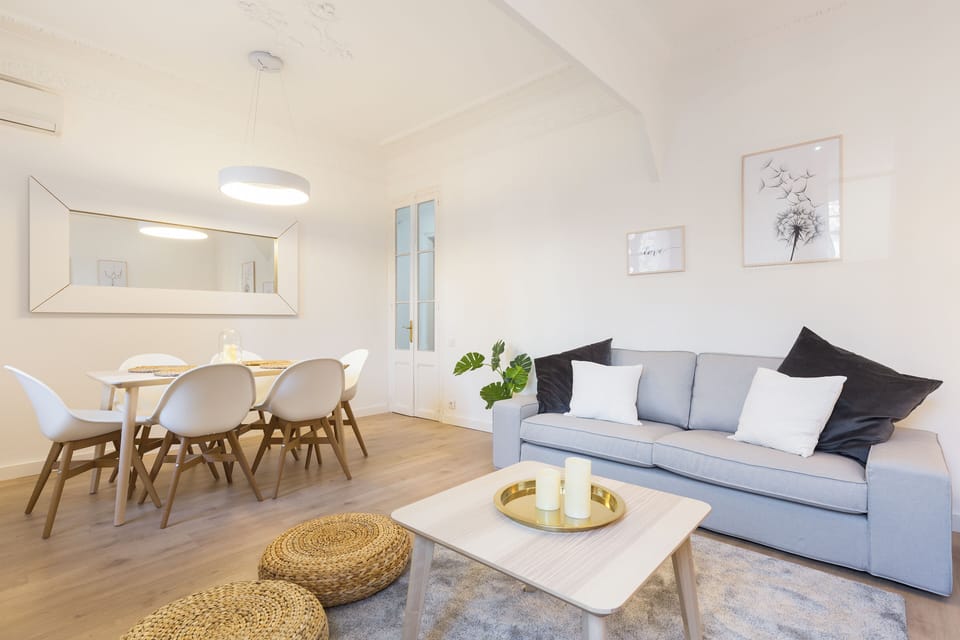 Basic Apartment, 3 Bedrooms | Living area | Flat-screen TV, DVD player