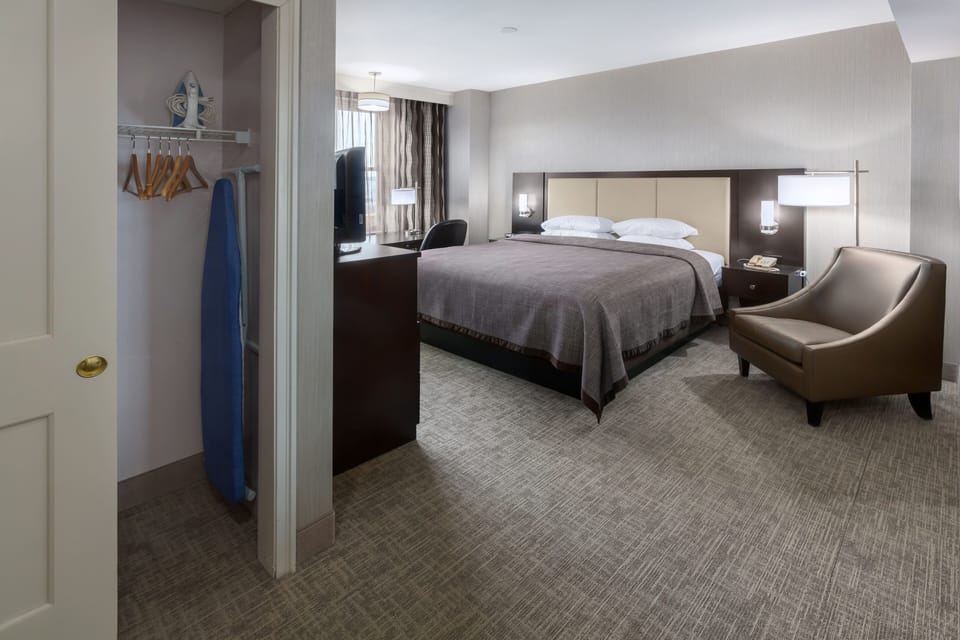 Standard Room, 1 King Bed, City View | Individually decorated, desk, blackout drapes, iron/ironing board
