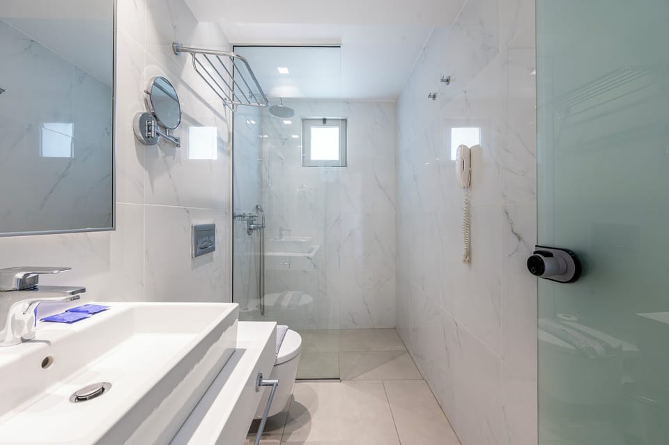 Premium Suite | Bathroom | Shower, free toiletries, hair dryer, towels
