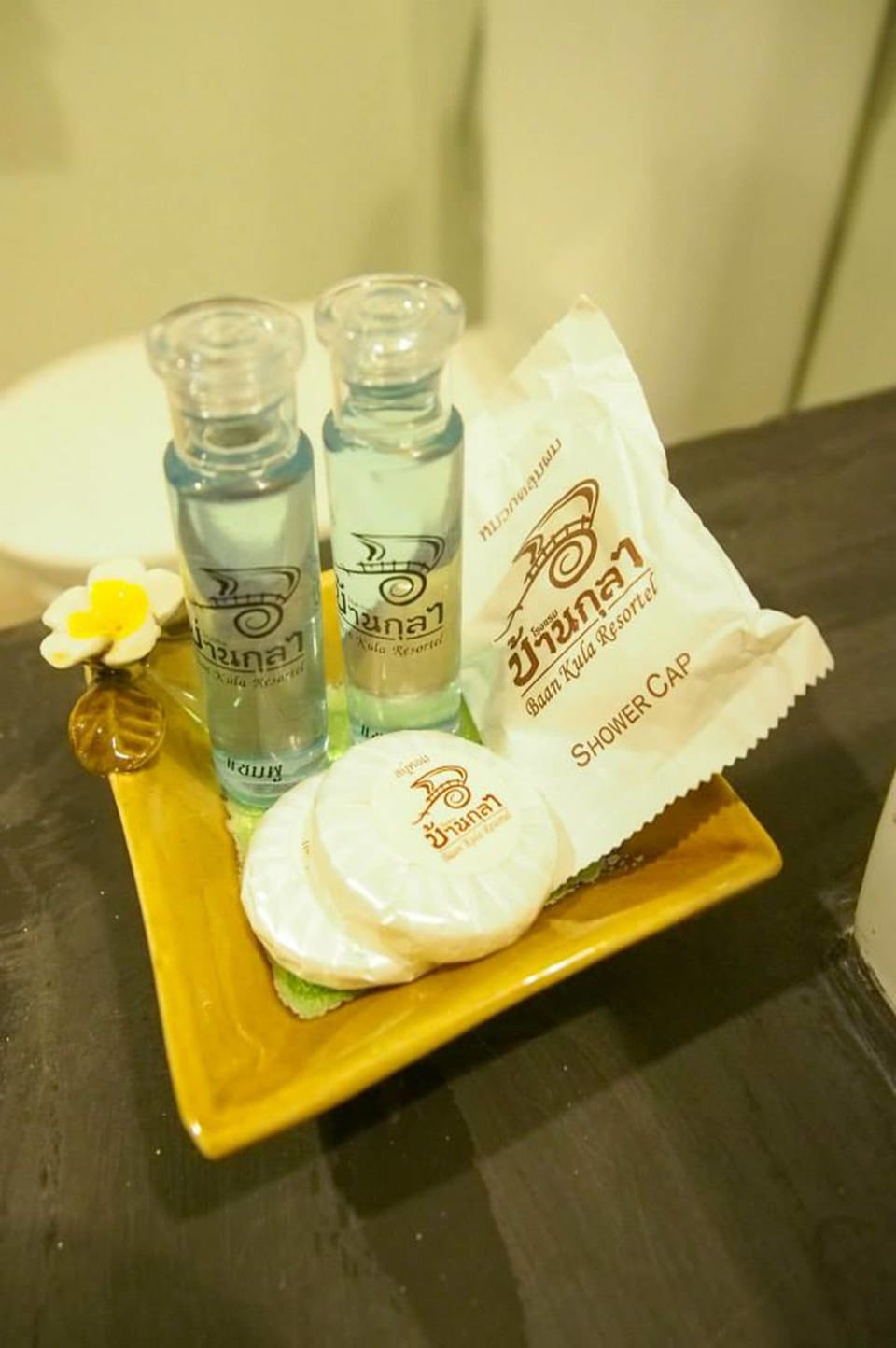 Shower, free toiletries, towels