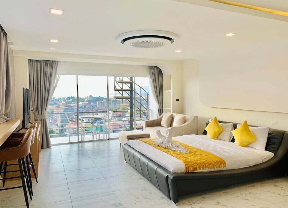 In-room safe, desk, laptop workspace, blackout drapes