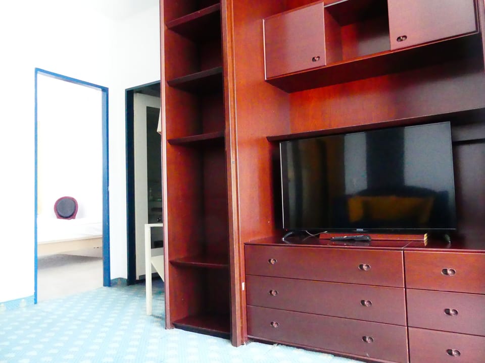 Suite, 2 Bedrooms, Terrace (cathedral view) | Living area | Flat-screen TV