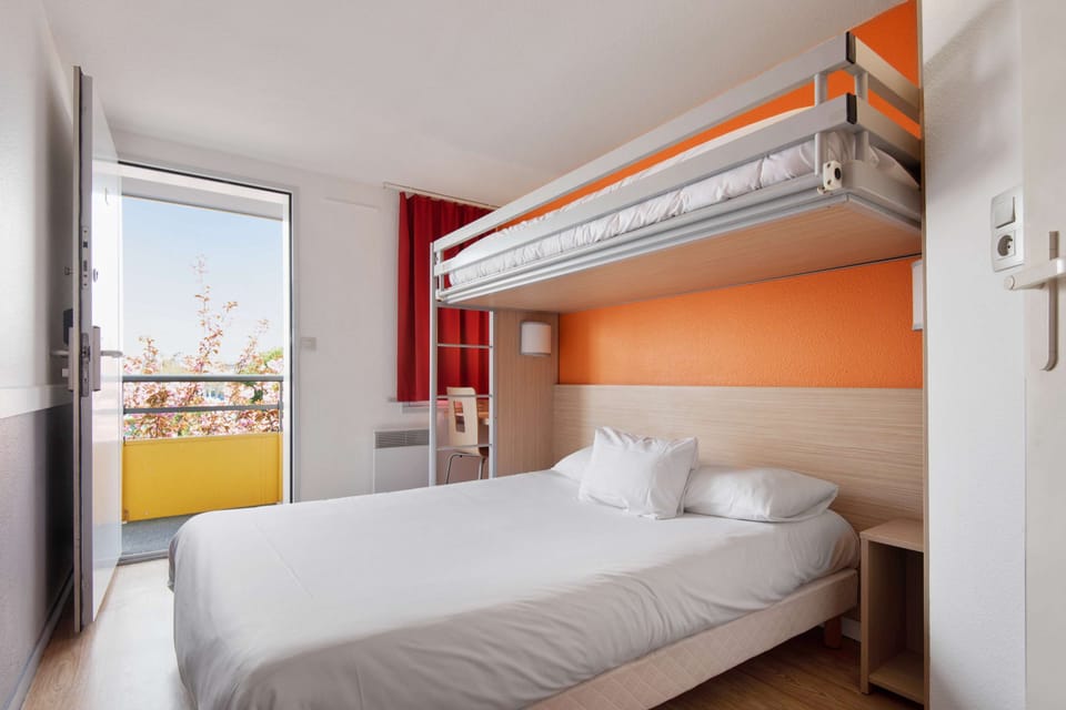 Standard Room, Multiple Beds (1 Double and 1 Single bed) | Desk, soundproofing, iron/ironing board, free cribs/infant beds