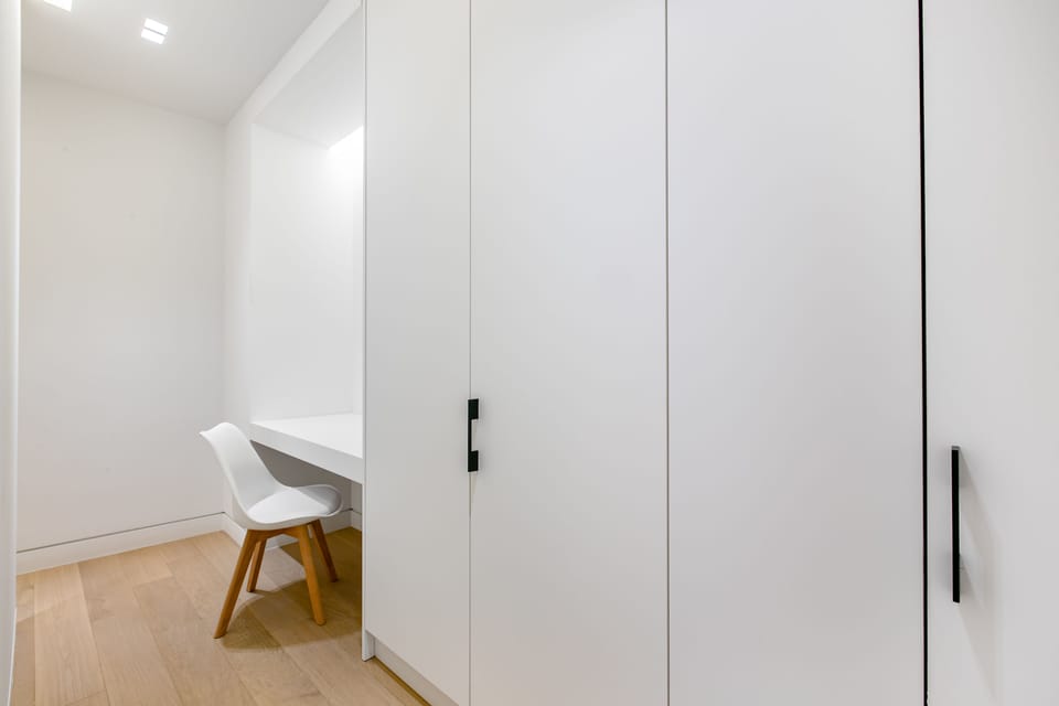 Luxury Apartment, 2 Bedrooms, Balcony, City View | In-room safe, desk, soundproofing, iron/ironing board