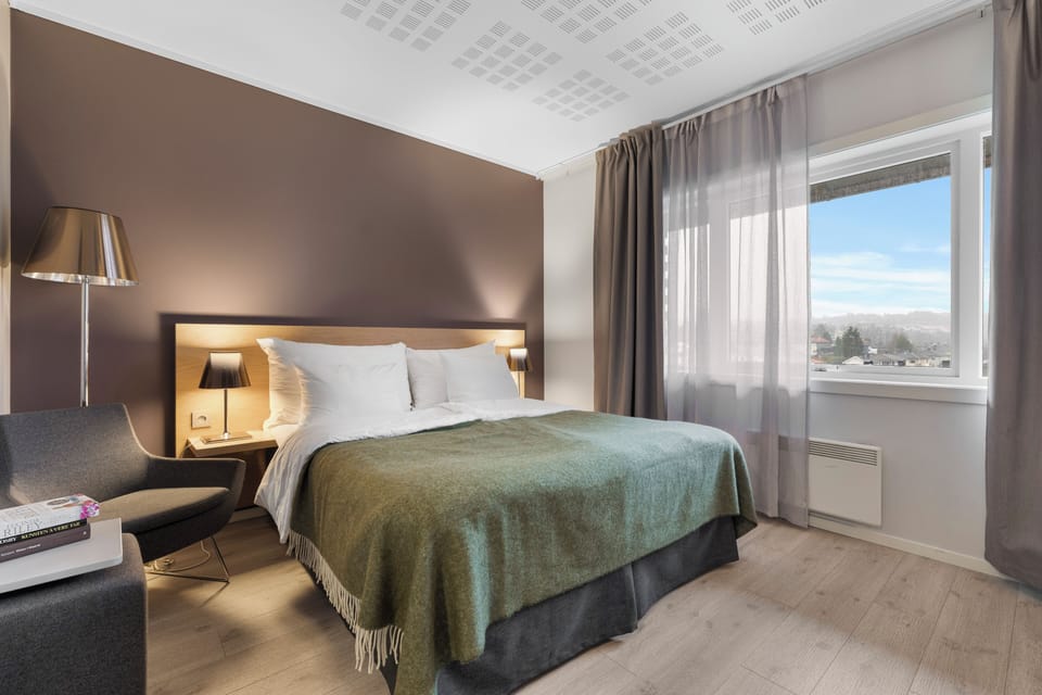 Standard Room, 1 Double Bed, Non Smoking | Pillowtop beds, desk, cribs/infant beds, WiFi
