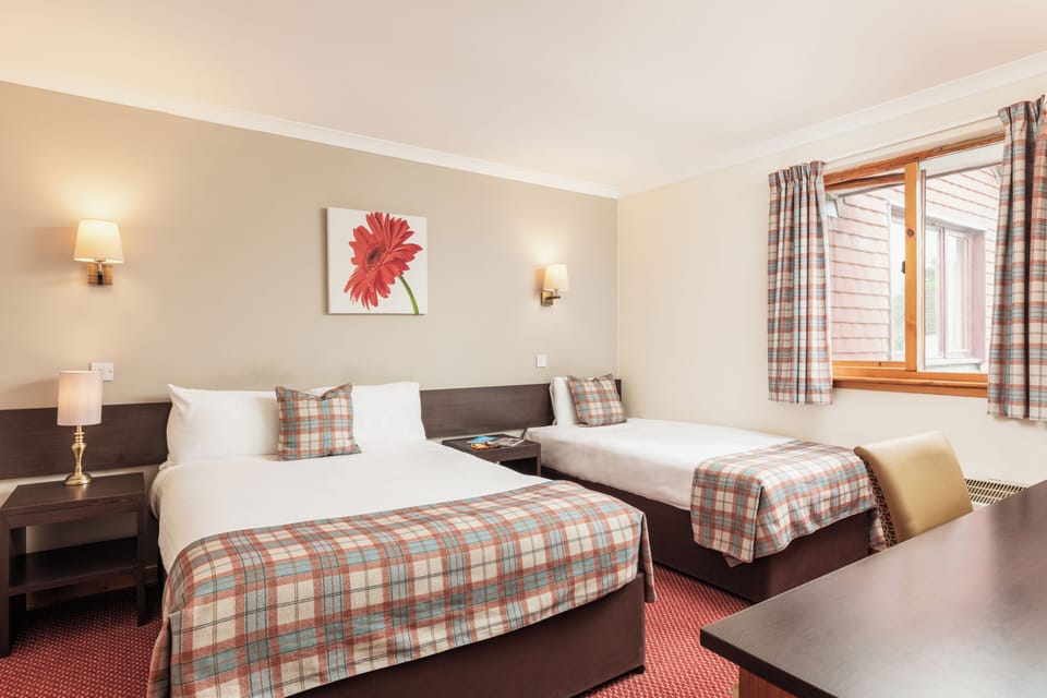 Family Room (2 Adults and 1 Child) | Desk, free WiFi, bed sheets, wheelchair access