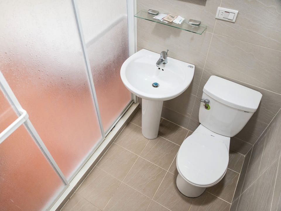 Standard Double Room | Bathroom | Free toiletries, hair dryer, slippers, bidet