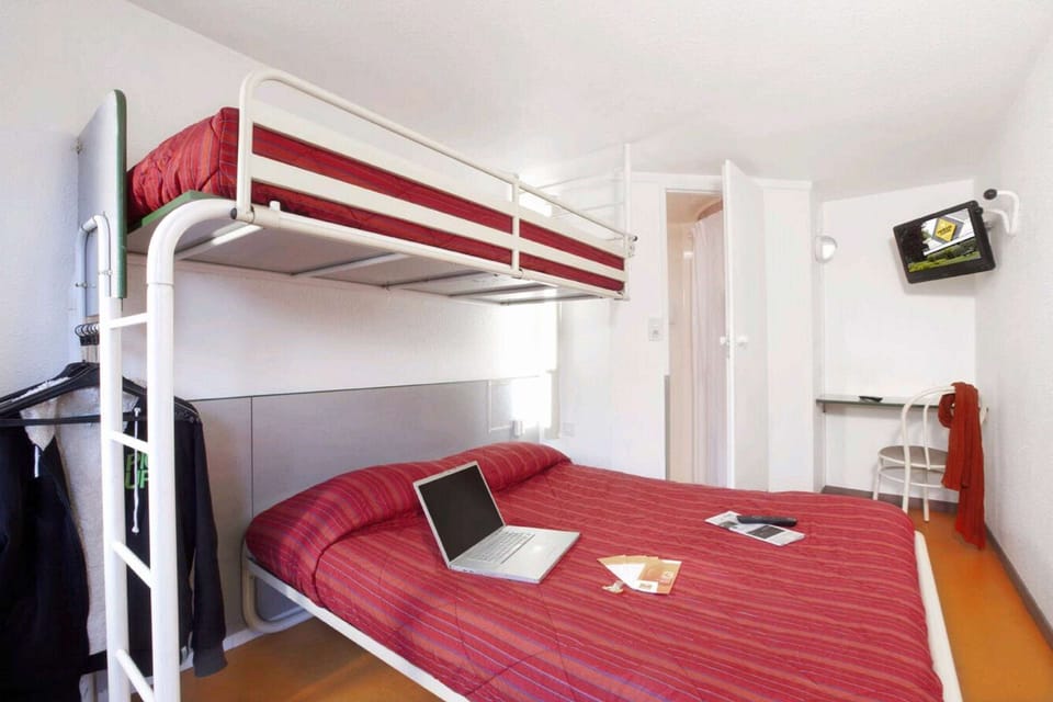 Standard Room, Multiple Beds (1 Double and 1 Single bed) | Desk, blackout drapes, free WiFi, bed sheets