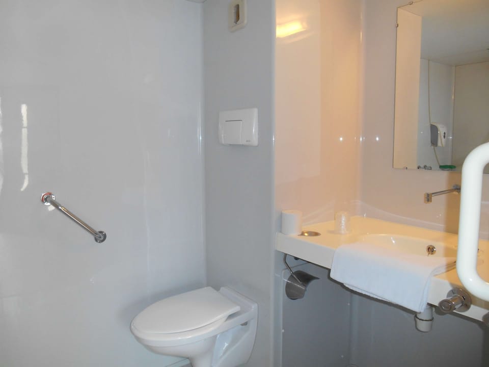 Standard Room, Multiple Beds (1 Double and 1 Single bed) | Bathroom | Shower, eco-friendly toiletries, towels