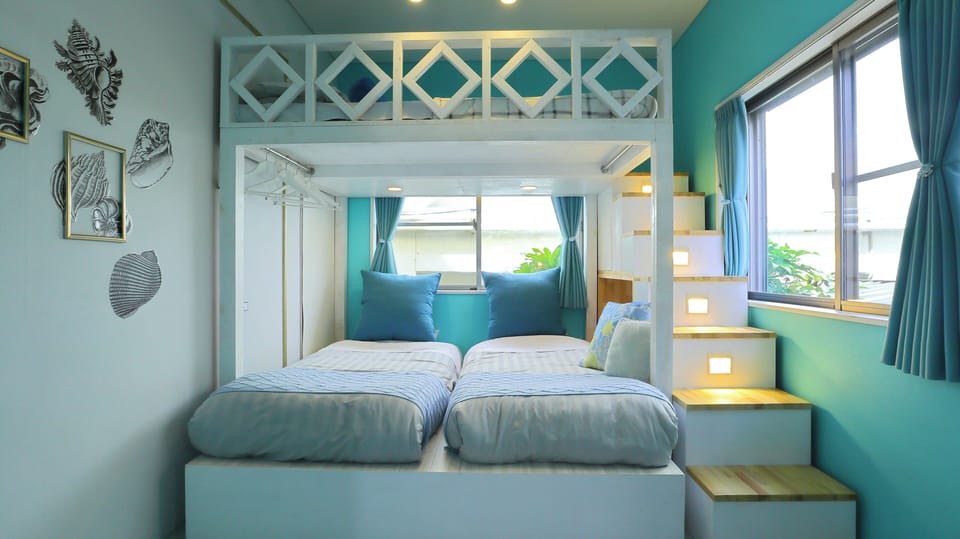 [ANNEX] Quadruple Room, Women only,with Shared Bathroom | Blackout drapes, soundproofing, iron/ironing board, free WiFi