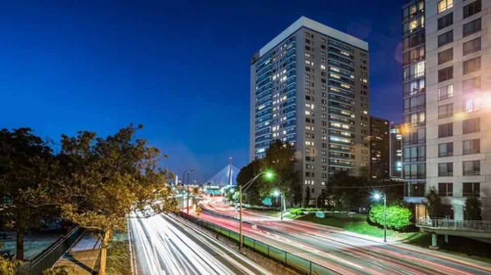 Front of property - evening/night