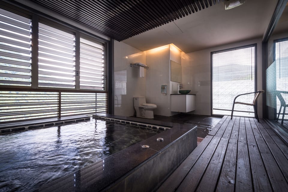 Standard Double Room | Bathroom amenities | Separate tub and shower, spring water tub, rainfall showerhead