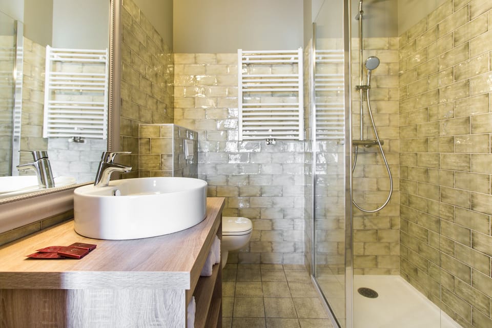 Standard Double Room | Bathroom | Free toiletries, hair dryer, towels