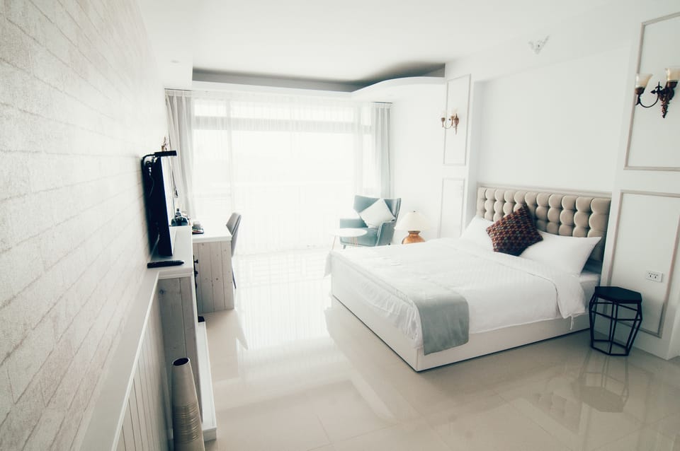 Double Room (Street View) | Premium bedding, individually decorated, individually furnished, desk