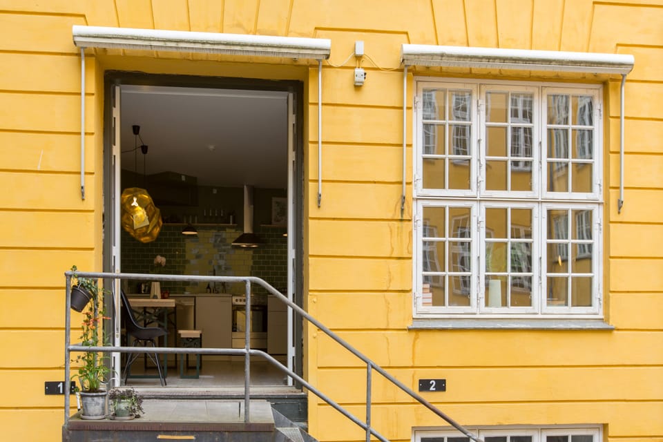 Interior entrance