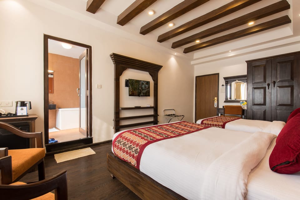Boutique Family/Triple Room | Premium bedding, memory foam beds, minibar, in-room safe