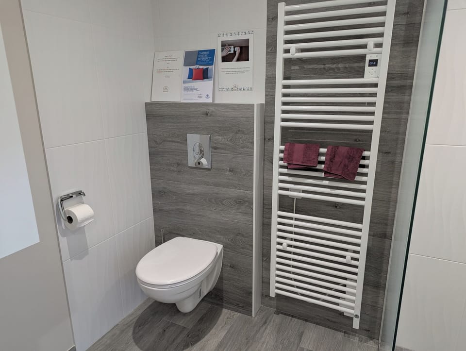 Comfort Double Room, Ensuite (Chambre Jardin) | Bathroom | Shower, rainfall showerhead, free toiletries, hair dryer
