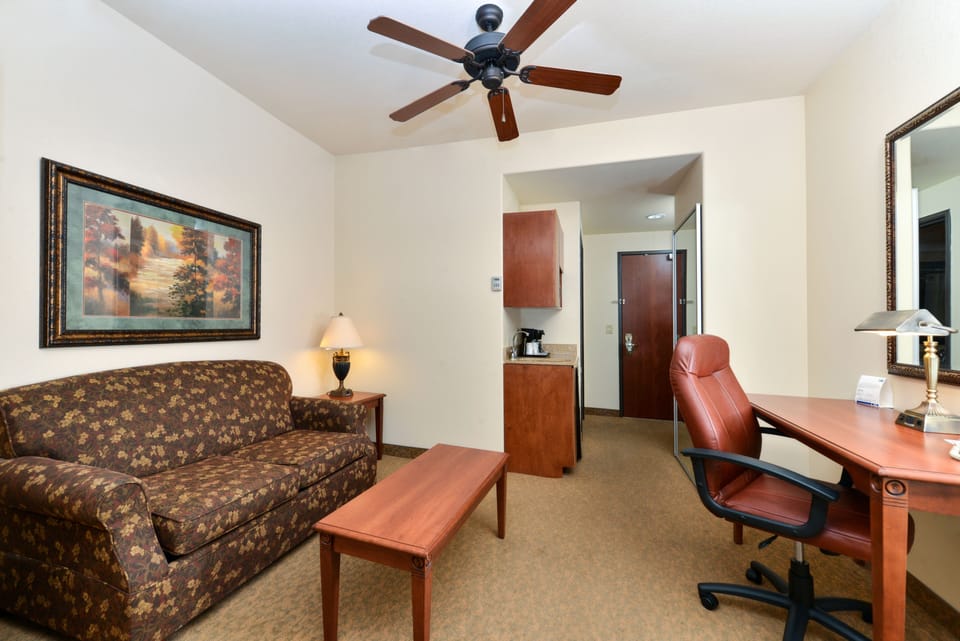 In-room safe, desk, blackout drapes, iron/ironing board