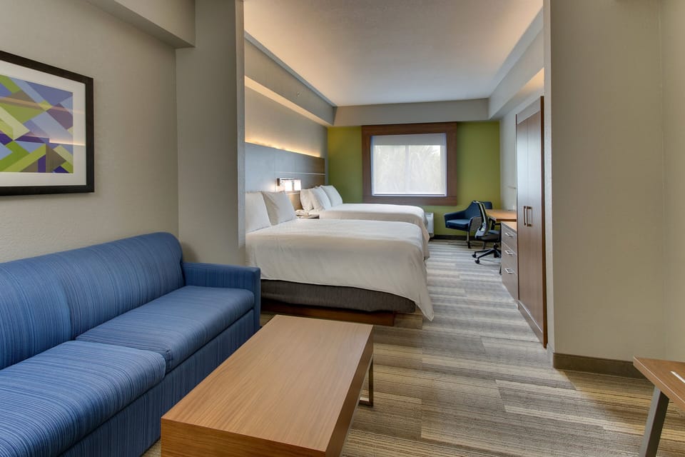 Room, Multiple Beds | Down comforters, pillowtop beds, in-room safe, desk