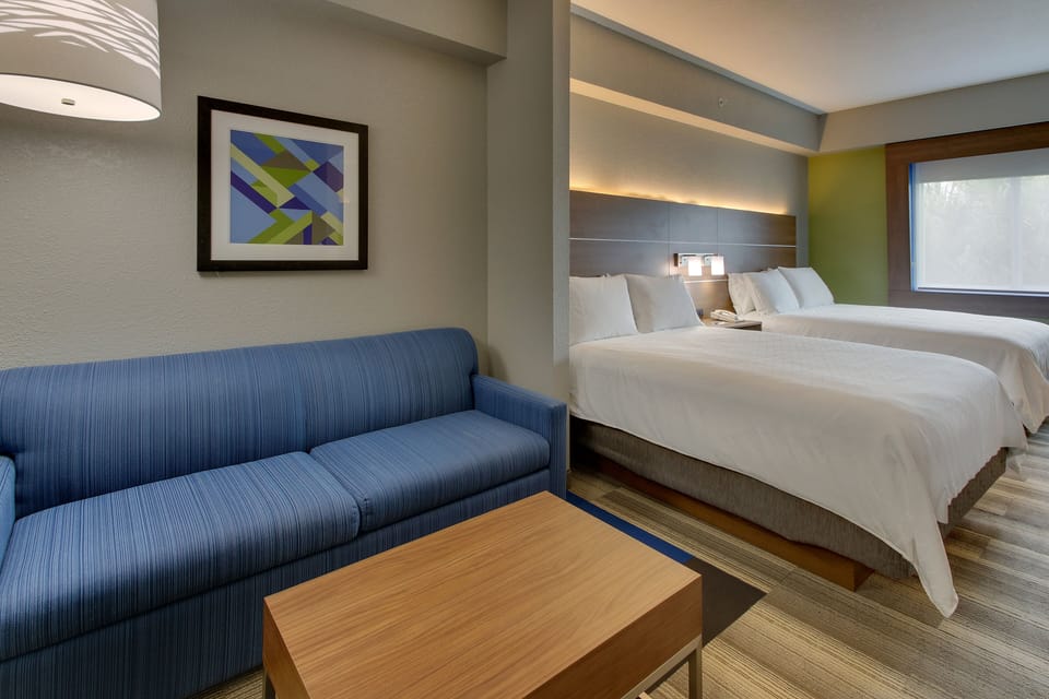 Room, Multiple Beds | Down comforters, pillowtop beds, in-room safe, desk