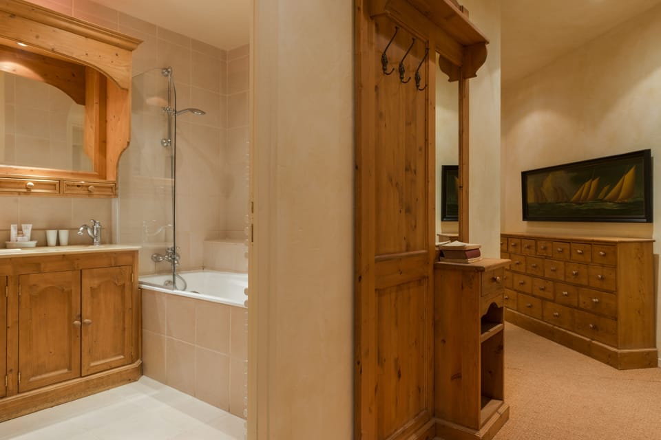 Free toiletries, hair dryer, slippers, towels