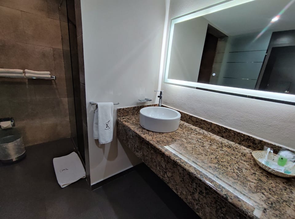 Junior Suite | Bathroom | Shower, towels