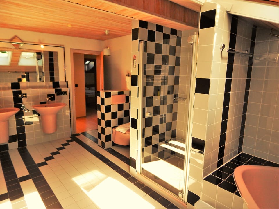 Suite | Bathroom | Free toiletries, hair dryer, towels
